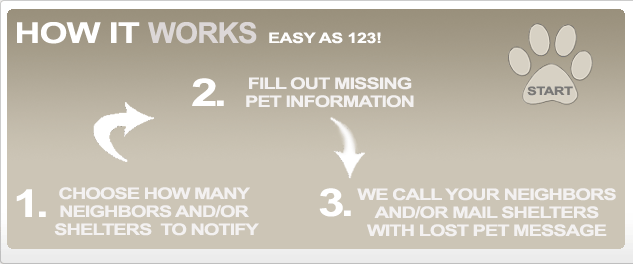 How Our Lost Pet Recovery System Works